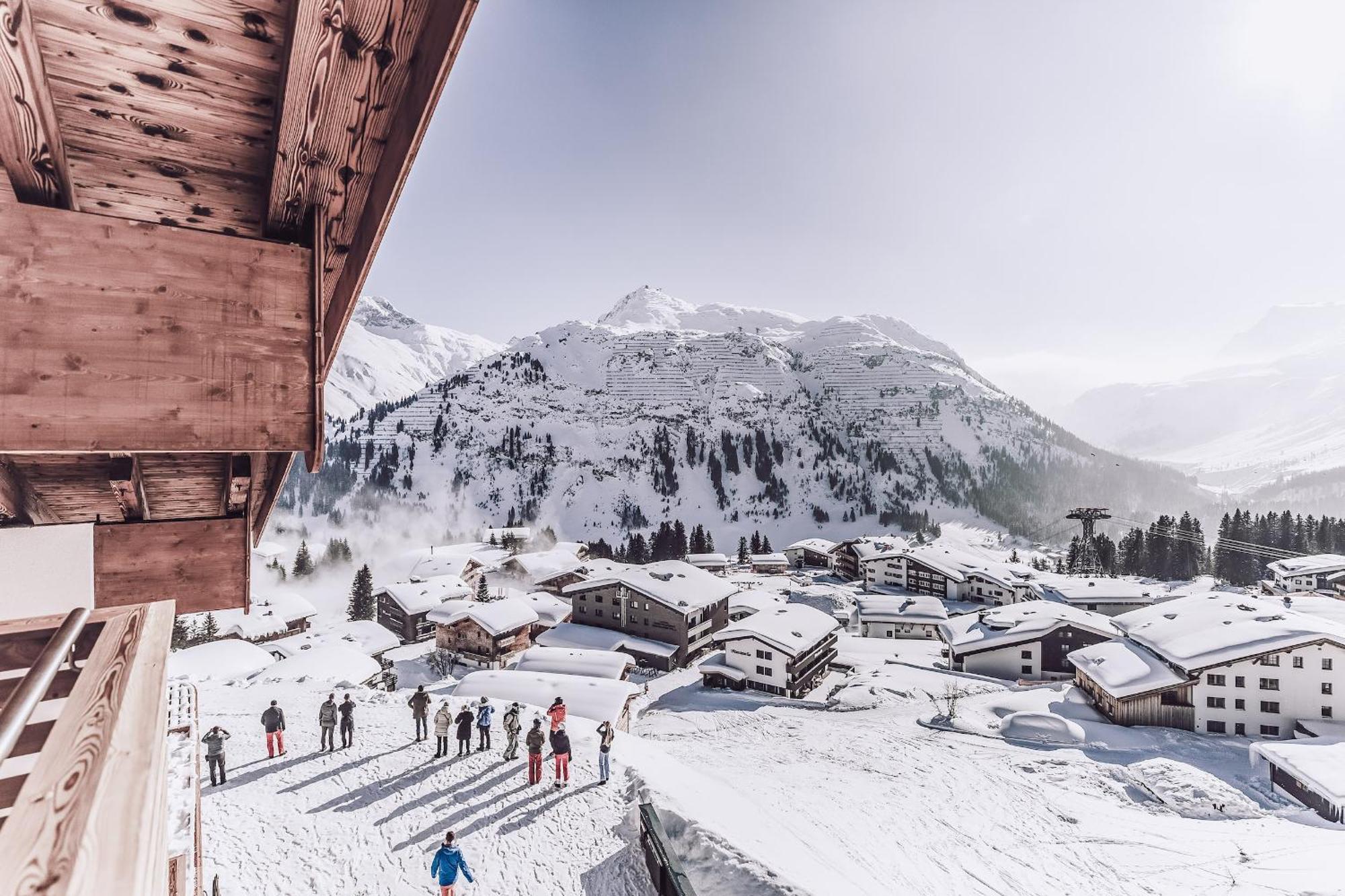 Hotel Goldener Berg Lech am Arlberg Exteriör bild